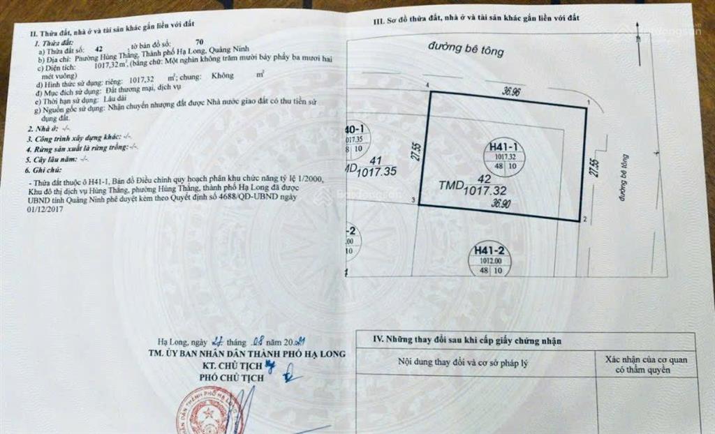 Bán quỹ đất tmdv xây khách sạn bán đảo 2 bim quảng ninh | cách biển 100m giá 115tr/m2