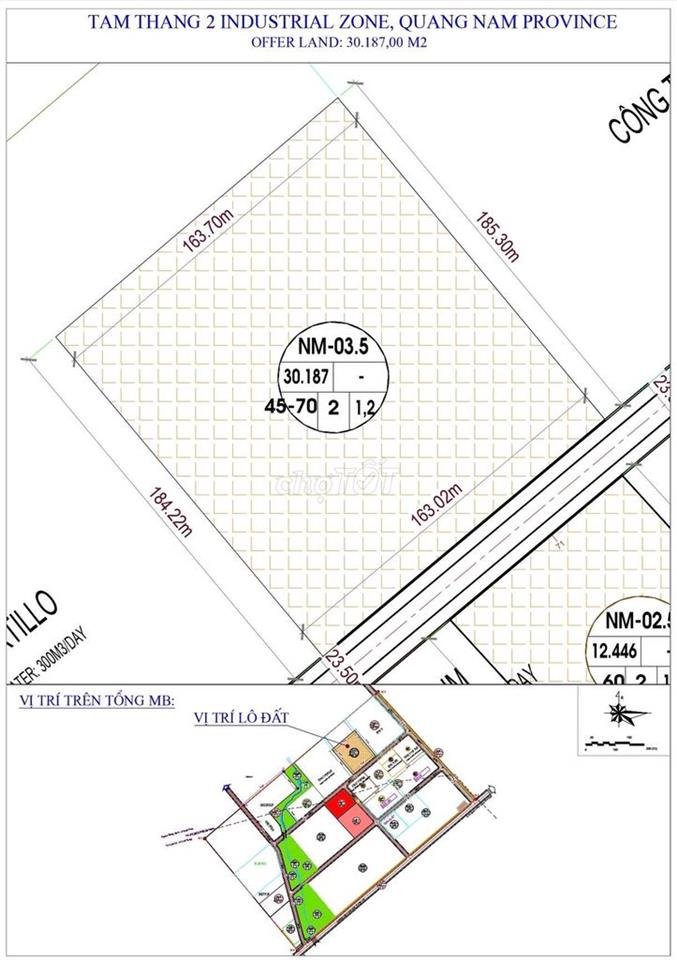 chuyển nhượng 3ha đất trong KCN Tam Thăng miễn 4 giảm 9 năm thuế TNDN
