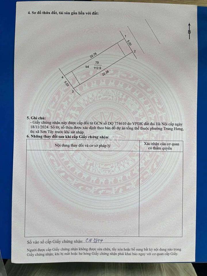 Bán căn hộ liền kề thuộc Khu đô thị HUD Sơn Tây