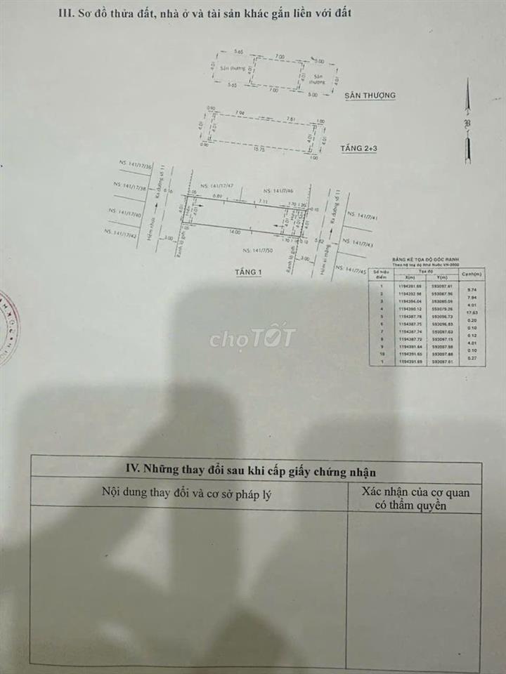 BÁN NHÀ 2 MẶT TIỀN ĐƯỜNG 6M – 6 PHÒNG NGỦ – BÌNH HƯNG HÒA, BÌNH TÂN
