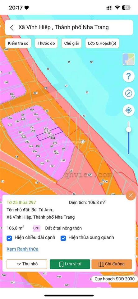 Đất mặt tiền view sông quán trường cực đẹp, ngay tttp nha trang, giá cực tốt. yến 0905 050 ***