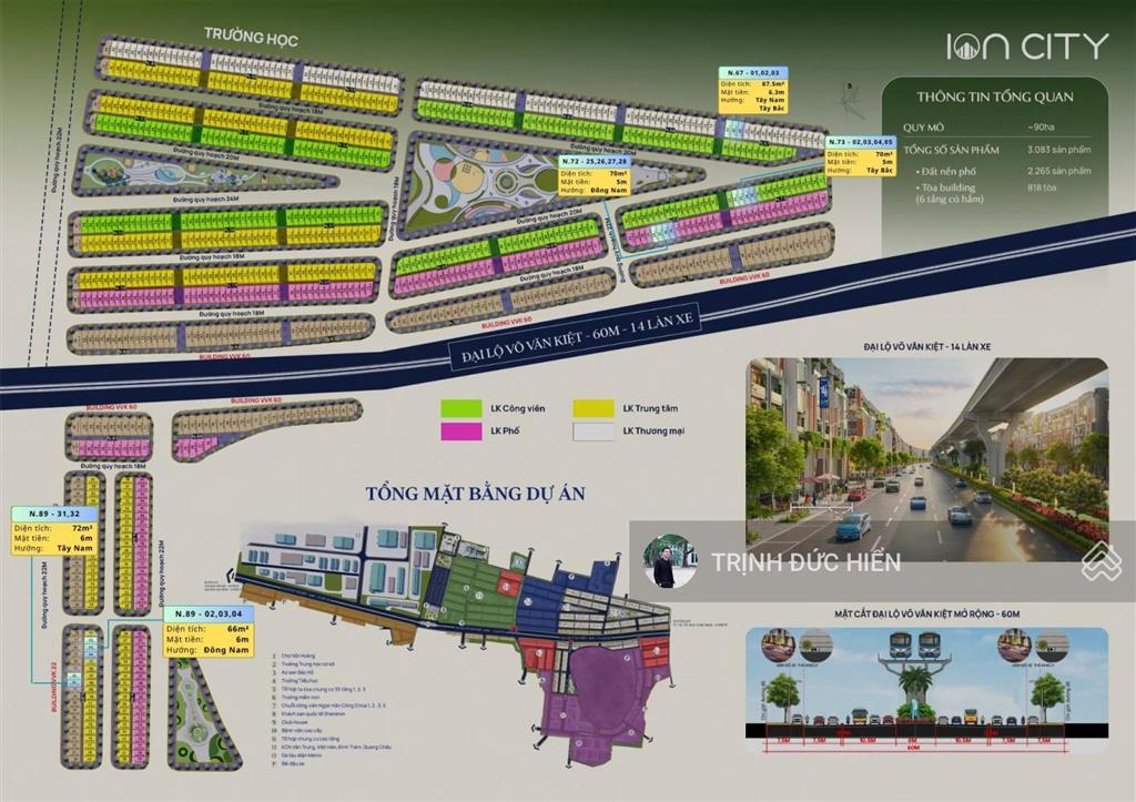 Liền kề, shophouse kdt ion nội hoàng, ngay sát ql37 và kcn vân trung, kinh doanh tp đêm