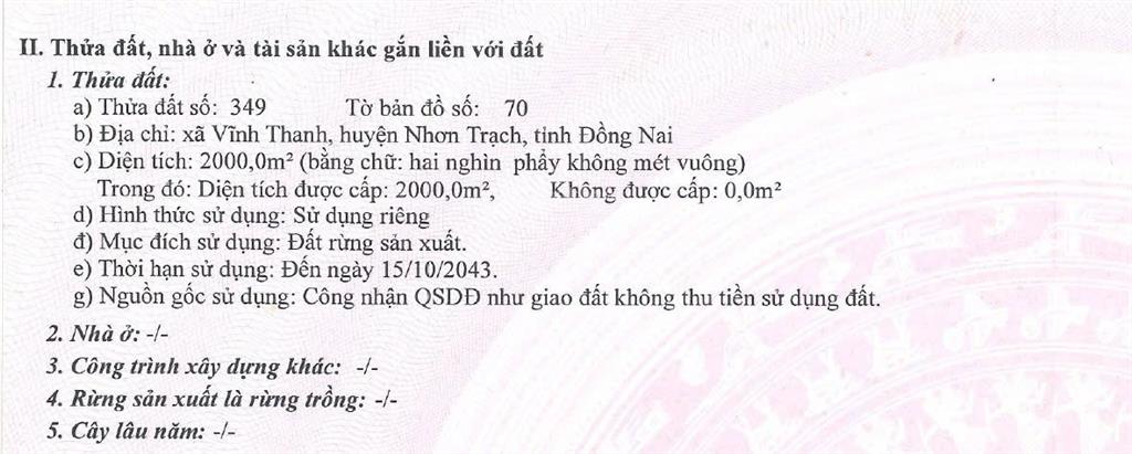 Bán đất gần đường liên cảng, vĩnh thanh, nhơn trạch, đồng nai, 900 nghìn / m2, 9.531m2 giá ưu đãi