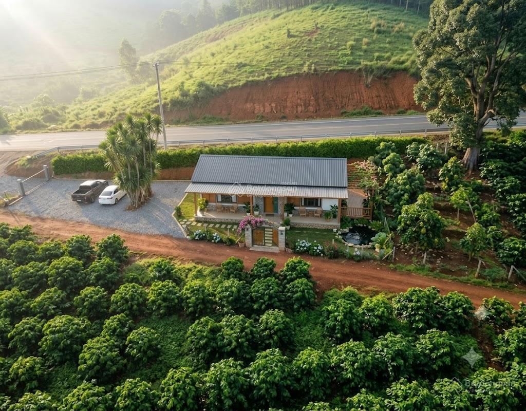 Bán 918m2 đất vườn view thung lũng, 2 mặt đường, sau thác đambri bảo lộc 1,39 tỷ