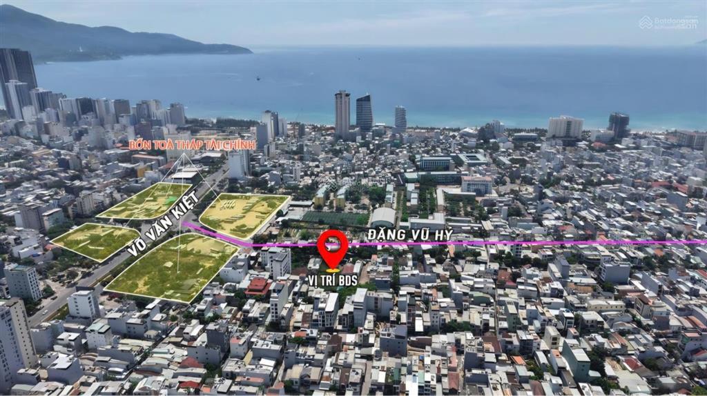 Đất nền siêu chất ở đặng vũ hỷ, phước mỹ, sơn trà, 1500 m² ngang 25m giá bán 130 triệu/m2