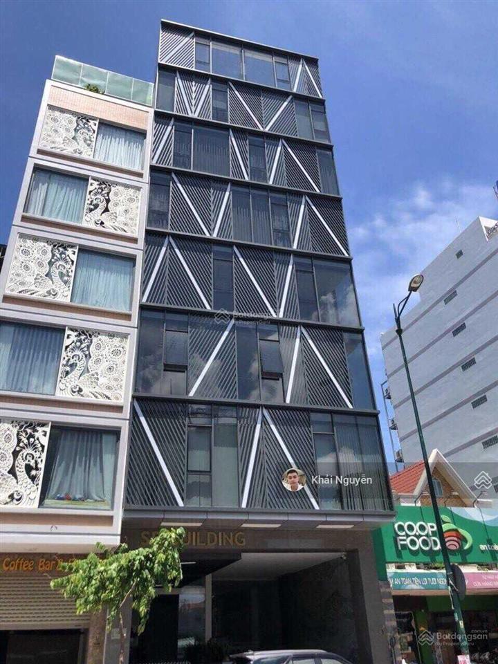 Bán tòa building hầm 7 tầng mặt tiền tân cảng ngay metro (8x34m) hđt 385tr/tháng giá 90 tỷ tl