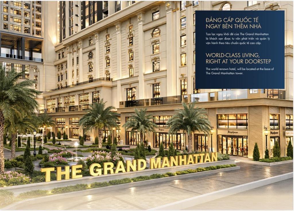 Chủ định cư cần ra hàng ngộp căn hộ 2pn the grand manhattan q1 giá rẻ dự án 0937 137 ***
