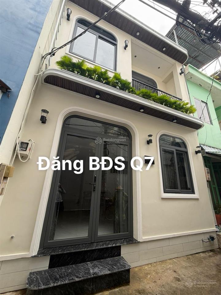 Quận 7 bán nhà mới 2 tầng 64m2 sàn full nội thất trục huỳnh tấn phát giá 4.58 tỷ
