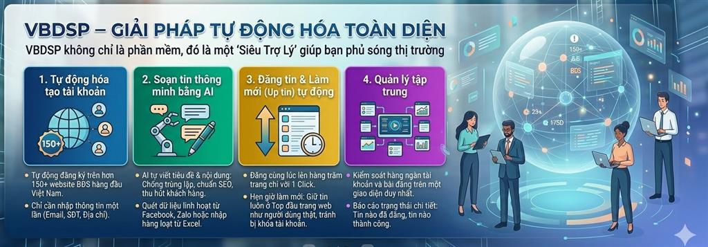 Phần mềm đăng tin bds, đăng tin rao vặt tự động miễn phí, tối ưu và hiệu quả nhất trên