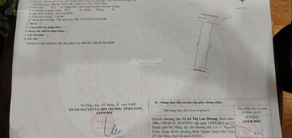 Bán đất nền, 93 m², Sơn Trà