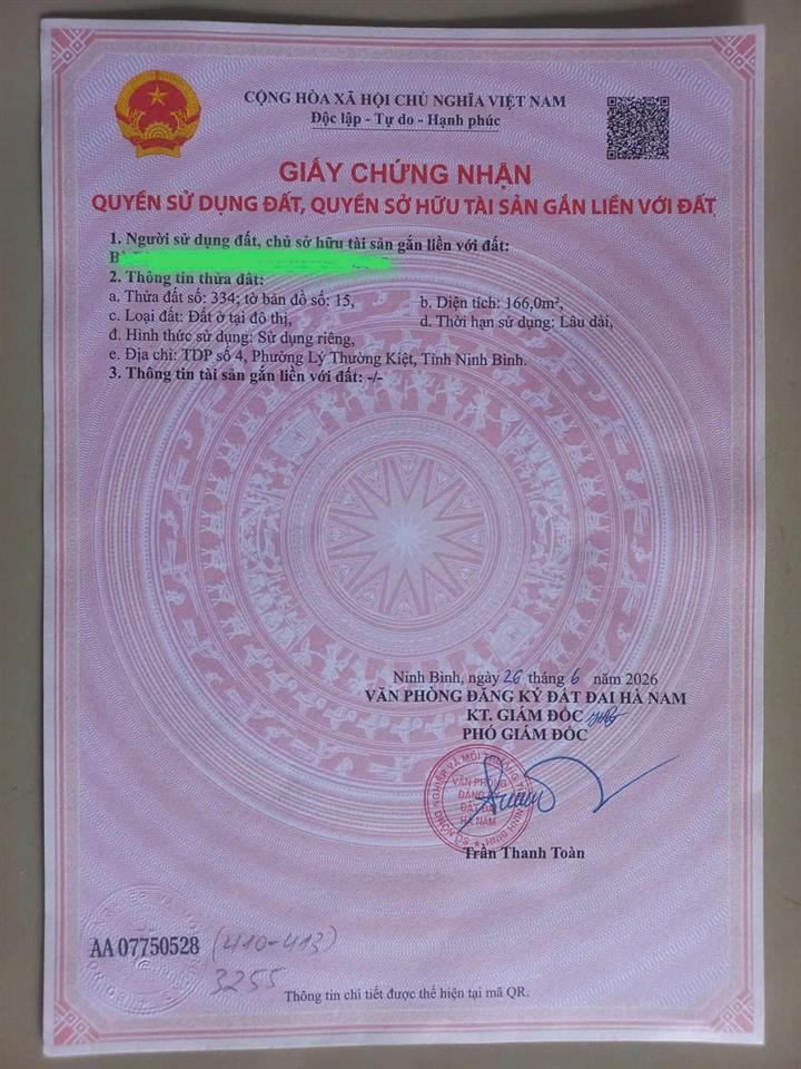 ► CHÍNH CHỦ CẦN BÁN ĐẤT ODT – FULL THỔ CƯ – MẶT TIỀN TỔNG 8M