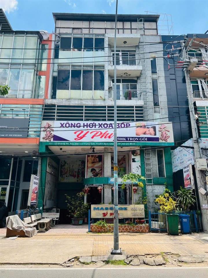 Hạ 12 tỷ bán building mt đường số 9a khu trung sơn 10x20m hầm 6 tầng vị trí đẹp 58 tỷ
