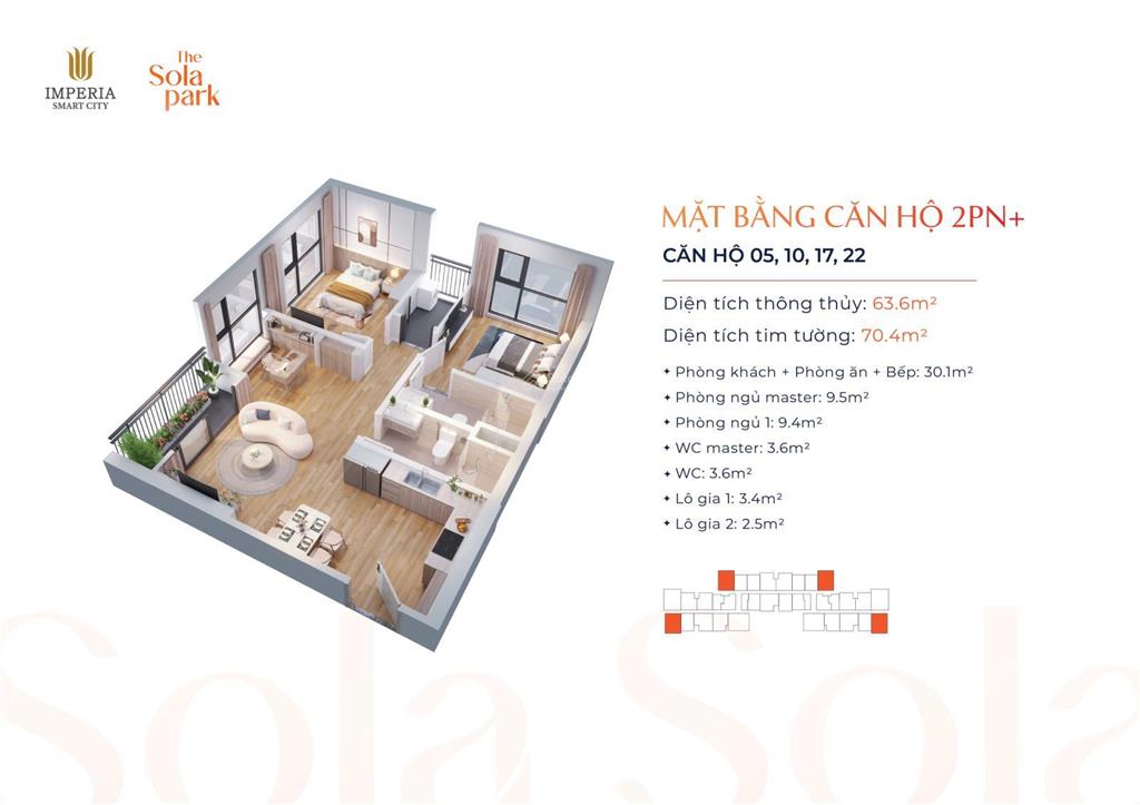 Sốc căn 64m2 thiết kế được thành 3pn2wc giảm còn 4,2 tỷ bao phí hướng đn mát rượi lại free dịch vụ