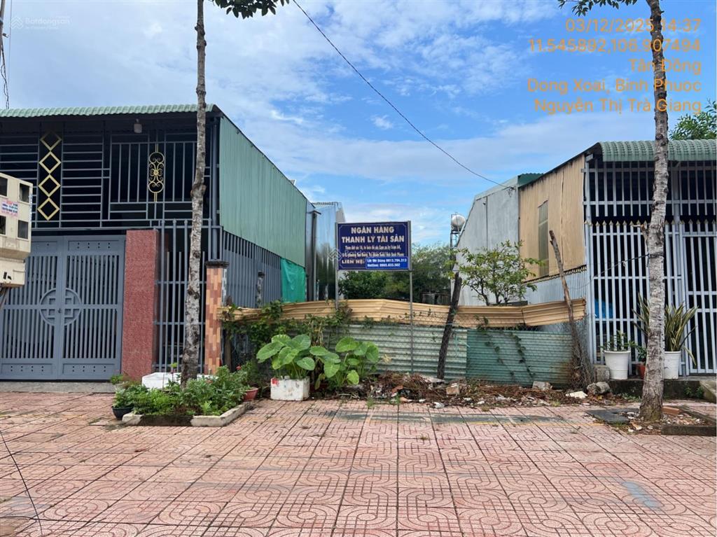 Bán 180m2 tại td16 cụm có ký hiệu a4 tại địa chỉ phường tân đồng, thị xã đồng xoài, bình phước