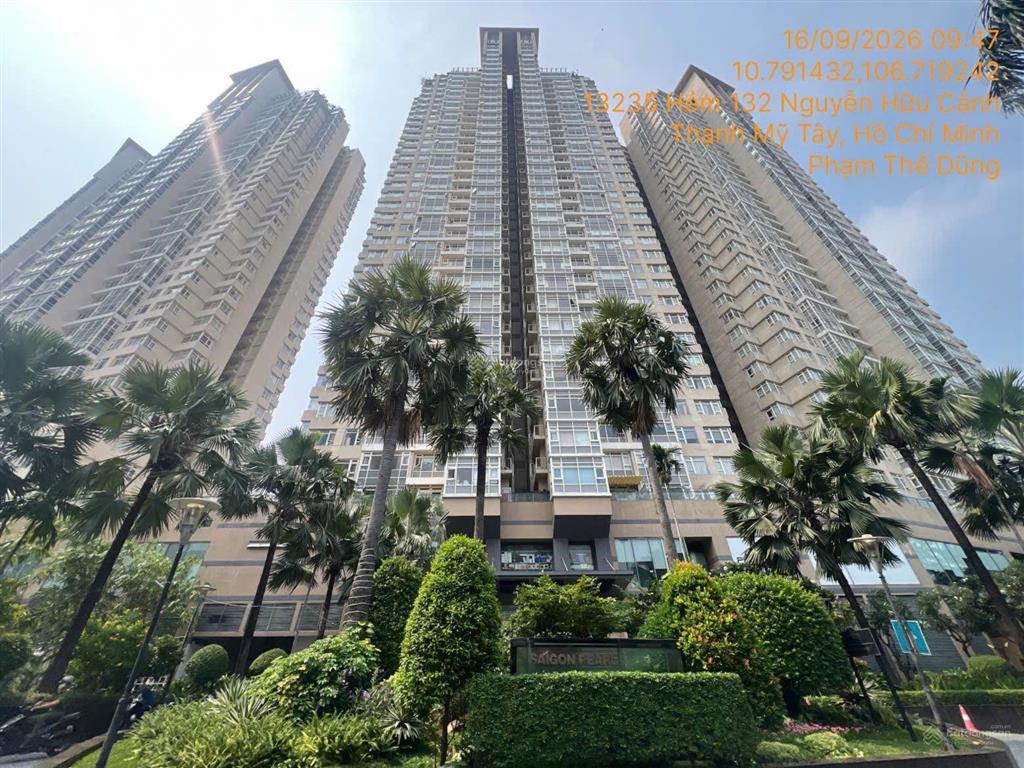 Căn hộ 2pn + 2wc tòa sapphire 1 saigon pearl nguyễn hữu cảnh, phường 22, bình thạnh