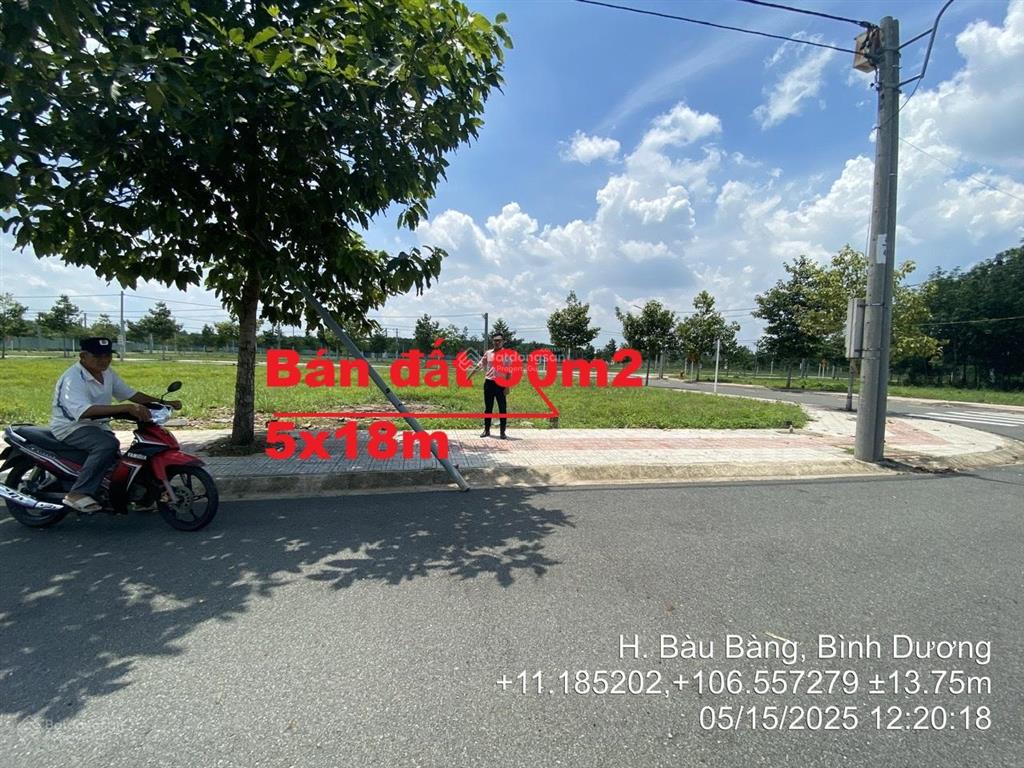 Đất bán 90m2 td2792 tbd77, giá 1,2 tỷ tại xã long nguyên, bàu bàng, bình dương04565421