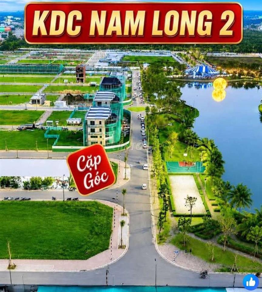 CẶP GÓC ( 15*15) ĐỐI DIỆN HỒ CẢNH QUAN - KDC NAM LONG 2