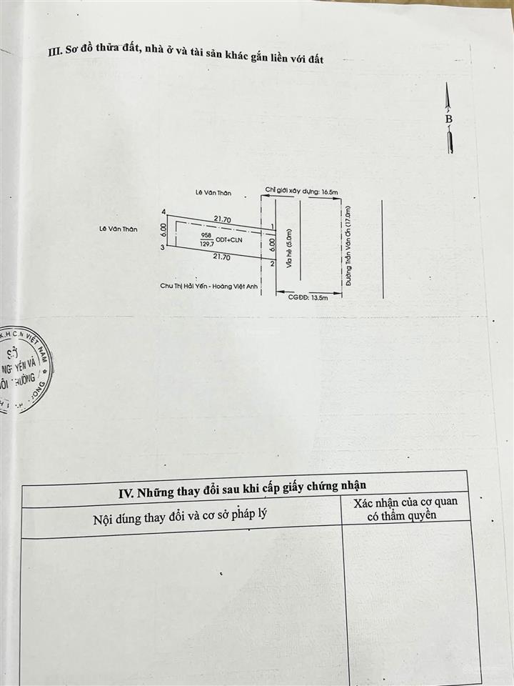 Đất mặt tiền trần văn ơn, ngay đại học thủ dầu một giá 12,7 tỷ