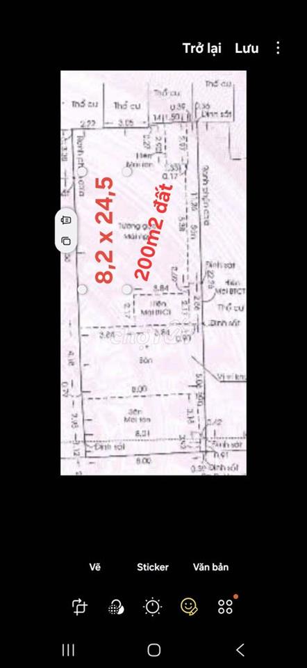 Nhà C4 + 200m2 đất HXH Cách Vạn Kiếp 15m, P3 Bình Thạnh cũ, Gia Định