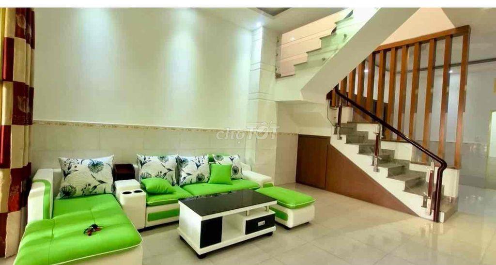 6.38 tỉ Hẻm xe hơi nhà 1 trệt 1 lầu, 58m2, QL13 gần khu Hồng Long