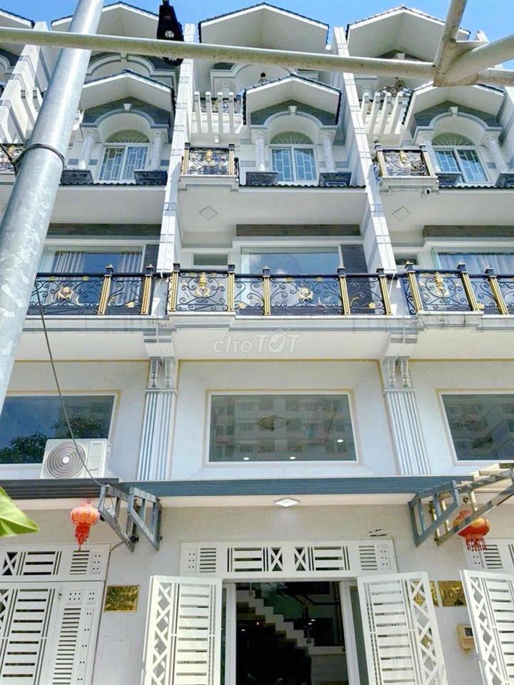 (TÂN PHÚ) NHÀ GÒ DẦU -5 TẦNG -60M2- HẺM XE HƠI TỚI CỬA- KO LỘ GIỚI .GI