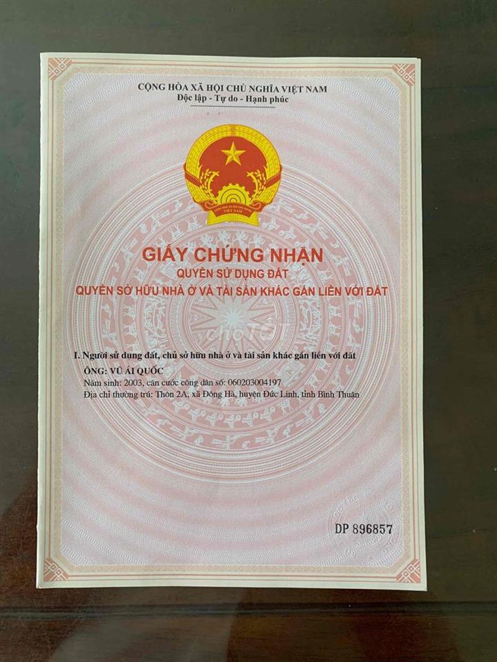 Bán đất thổ cư 227,8 m vuông