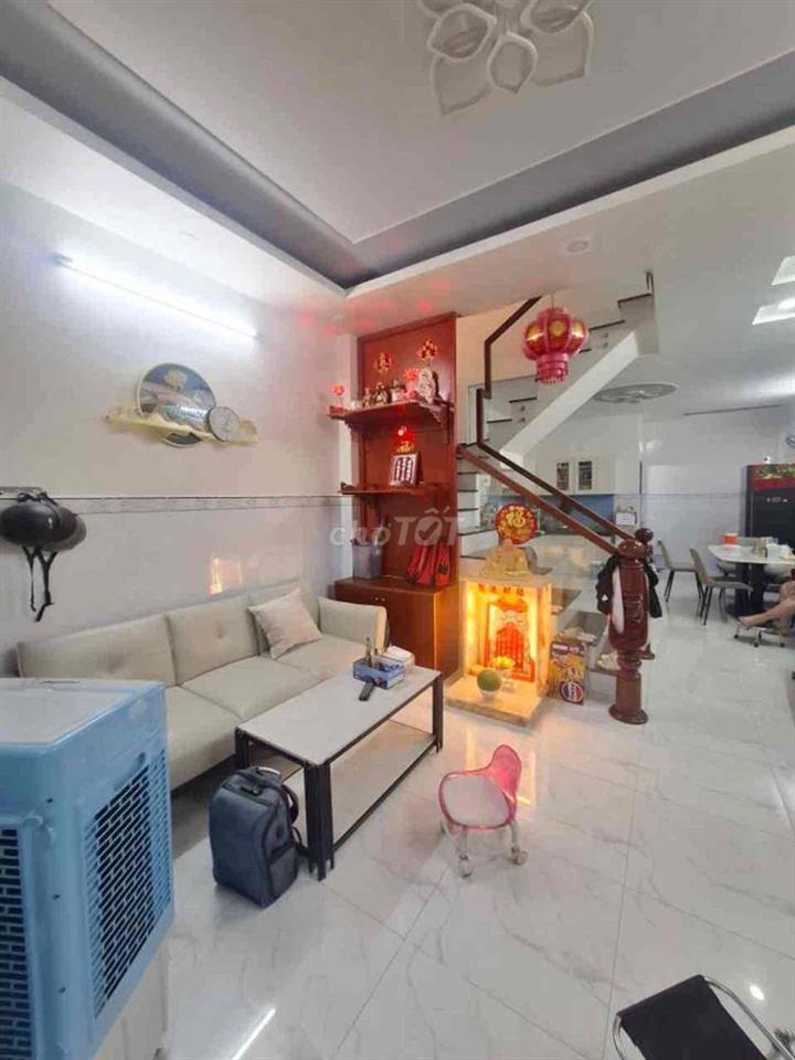 Mã Lò Binh Tân 53,5m2, 3 tầng có ST, Hẻm oto 5m, nhà mới 3 năm