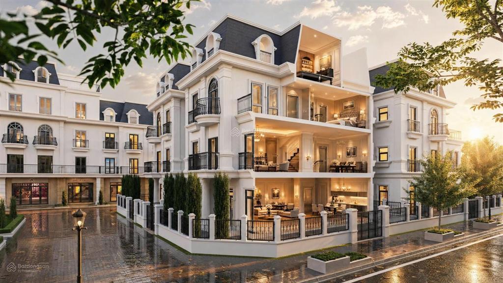 Biệt thự đơn lập xây 3,5 tầng tại hud châu sơn