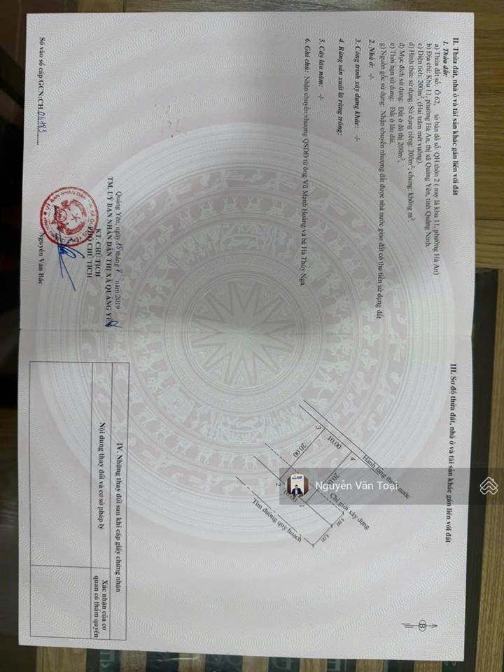 Bán đất đấu giá hà an 200m gần vinhomes