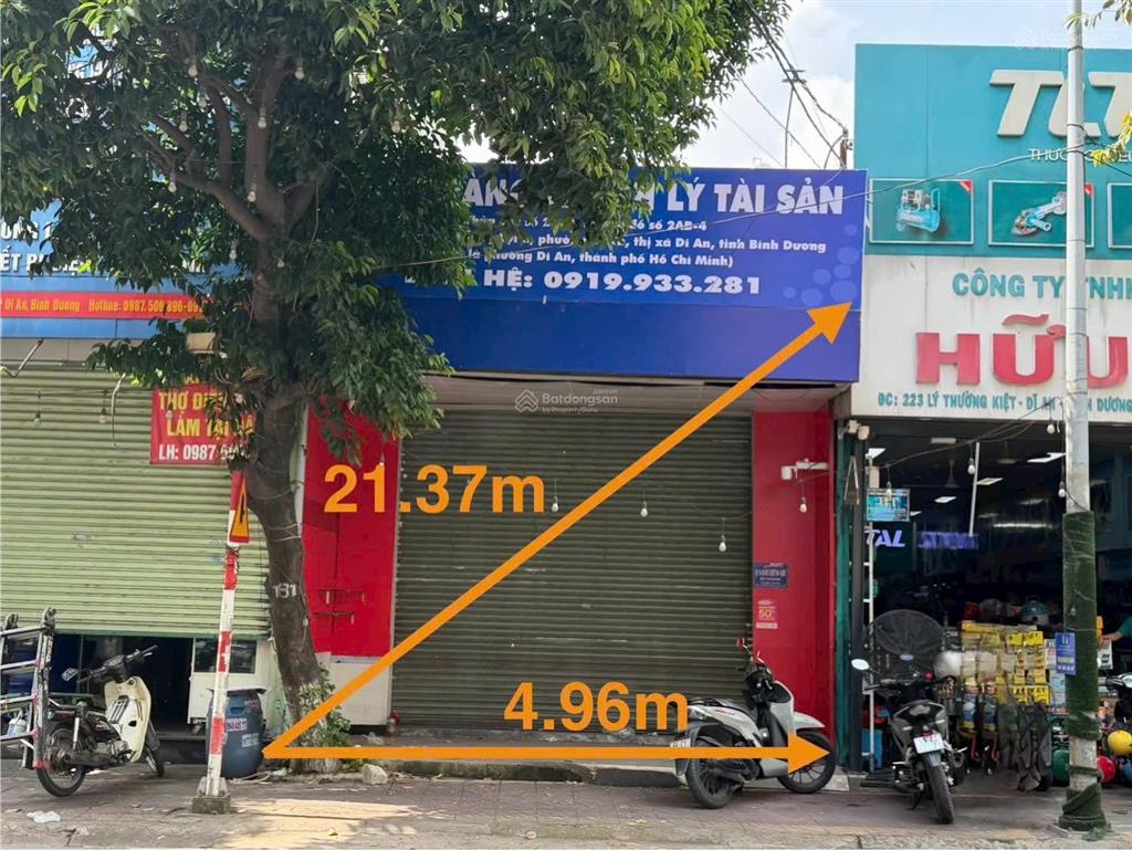Ngân hàng thanh lý tài sản đường lý thường kiệt, kp thắng lợi, phường dĩ an, bình dương.
