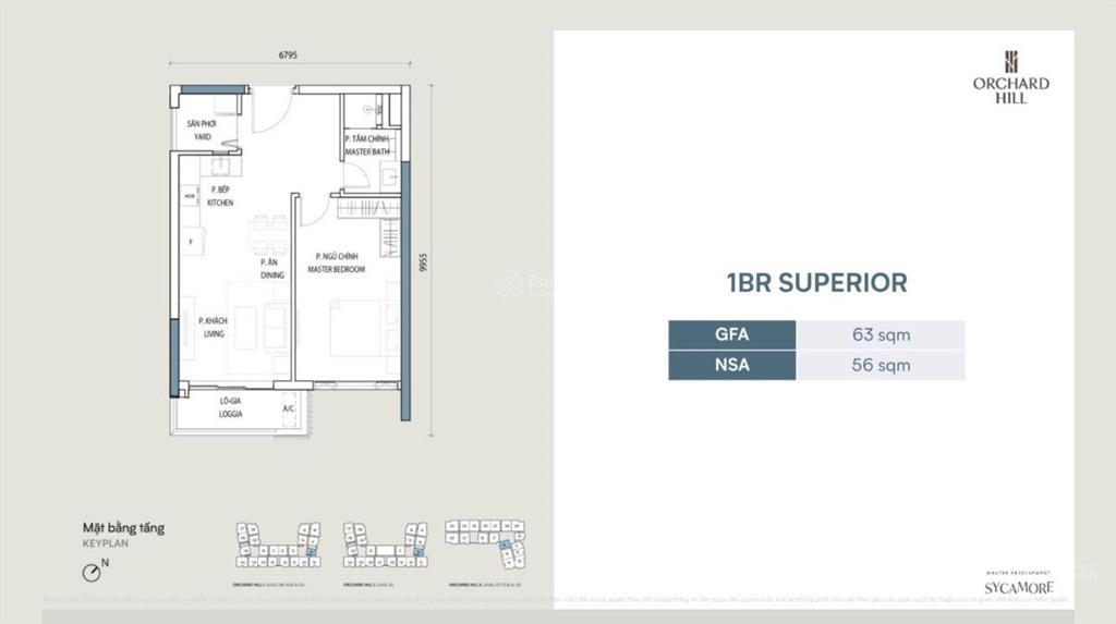 Bán nhanh căn 1pn+ orchard hill giá tốt thị trường