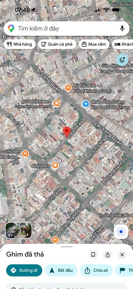 Bán đất đường vạn kiếp trung tâm tp nha trang mặt tiền ngang 6 mét cực đẹp. giá 110 triệu/m2