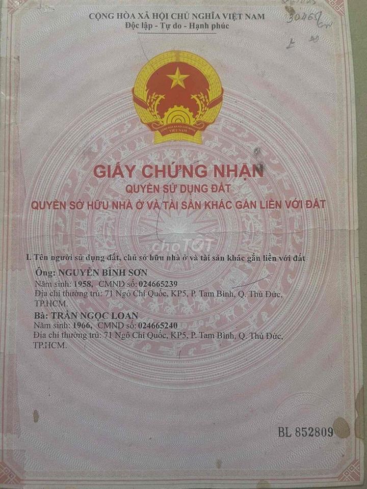 BÁN ĐẤT TỈNH LỘ 43 – TAM BÌNH, THỦ ĐỨC | DIỆN TÍCH KHỦNG 472M² | TIỀM
