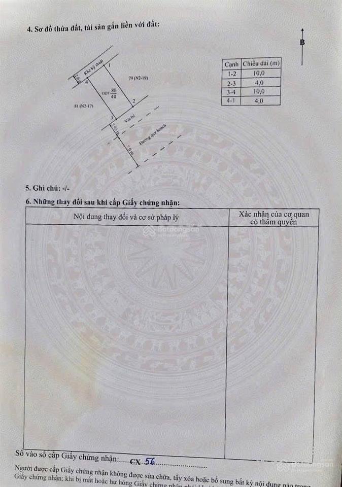 Giảm 450tr lô đất tđc anh dũng 5 dương kinh hải phòng 40m2 đường 12m còn 1tỷ840tr. 0989 335 ***