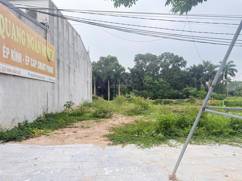 Bán đất thổ cư mặt đường mai hắc đế, định trung, vĩnh yên 103m2 giá 3,3 tỷ