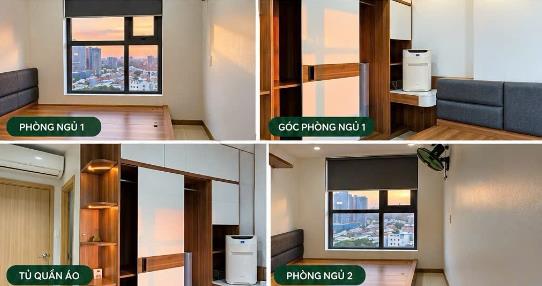 Bán gấp căn hộ bcons 2 phòng ngủ 2 wc nội thất đẹp giá tốt