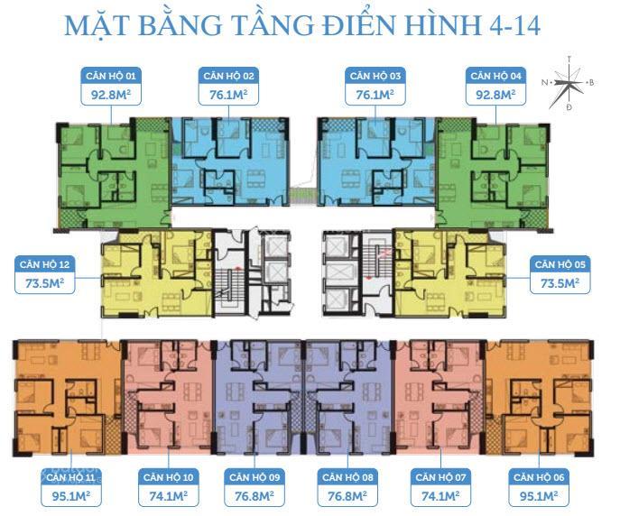 Bán gấp chung cư smile building định công 3 ngủ giá cực rẻ chỉ 5,35 tỷ!