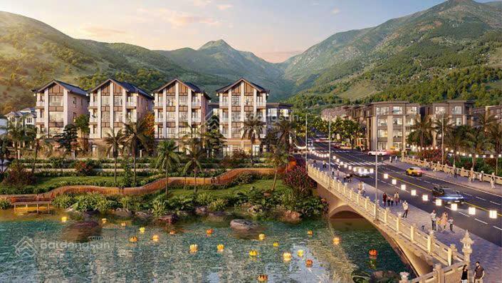 Căn nhà biệt thự 4 tầng góc khu bạch vân vinhomes hải vân bay đà nẵng ngay hồ ánh sao dt 240m2