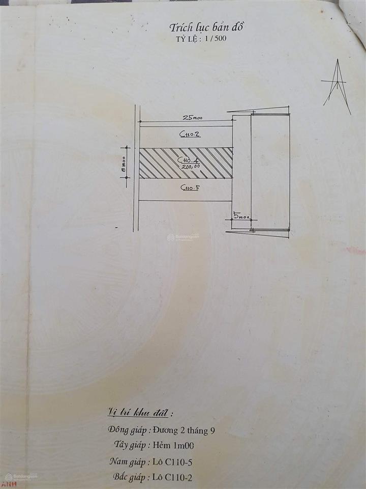 Bán mặt tiền đường 2/9 ngang 8m x dài 25m