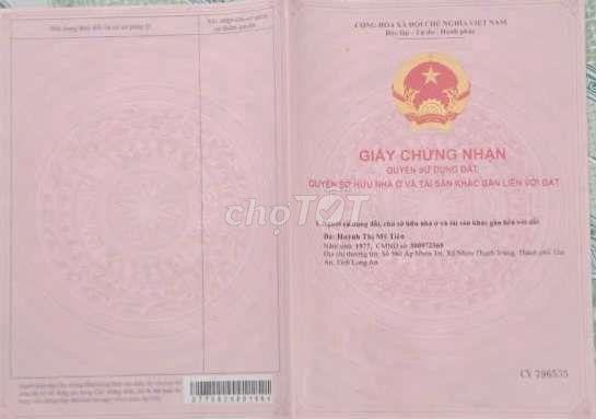 Bán Đất Mặt tiền đường Lê Minh Xuân.