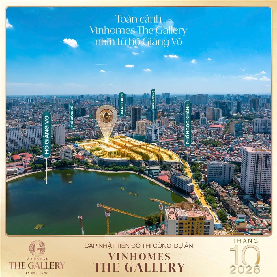 Vinhomes the gallery giảng võ ba đình hà nội, 68.8m2, giá 50 tỷ