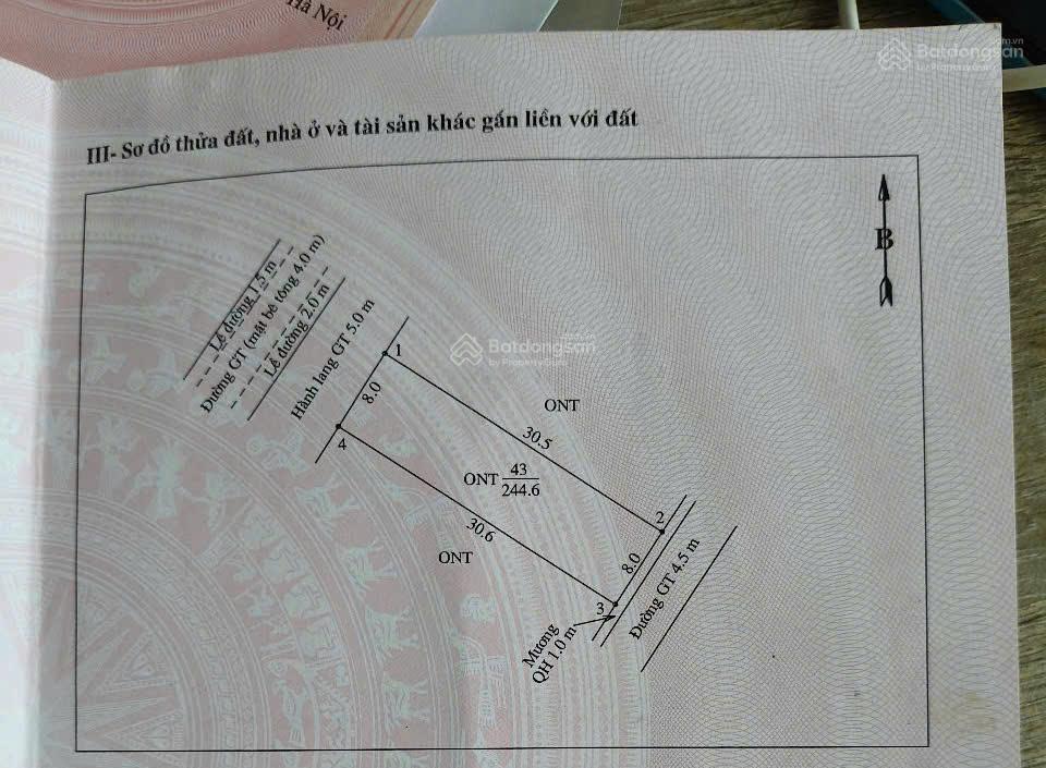 Cần bán lô đất full thổ cư phượng mao giao thông kết nối thuận tiện