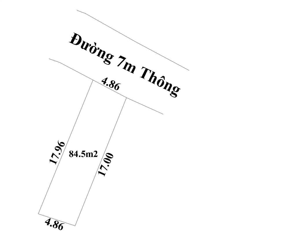 Cạnh kcn hoà yên. nhỉnh 1 tỷ sở hữu 84,5m2 thổ cư đường 7m sát vành đai 4 tại p. vân hà, bắc ninh