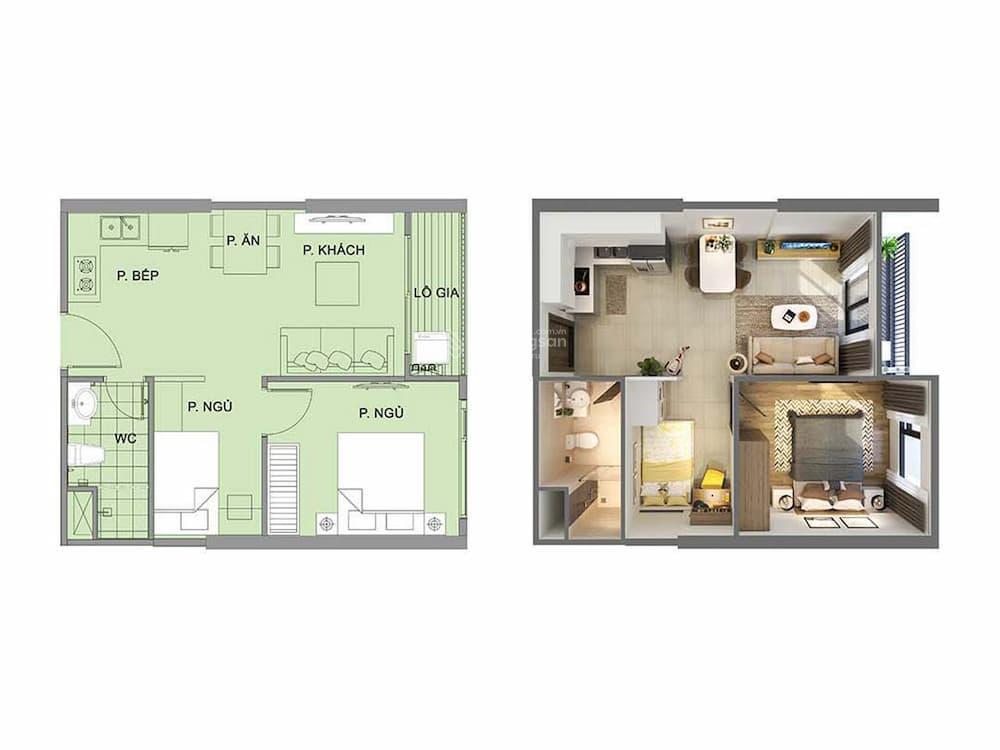 Đúng 58tr/m2 cho căn 48m2 sola toà g6 cao cấp ban công đông nam view tp hà nội, tt5% 0987 770 ***