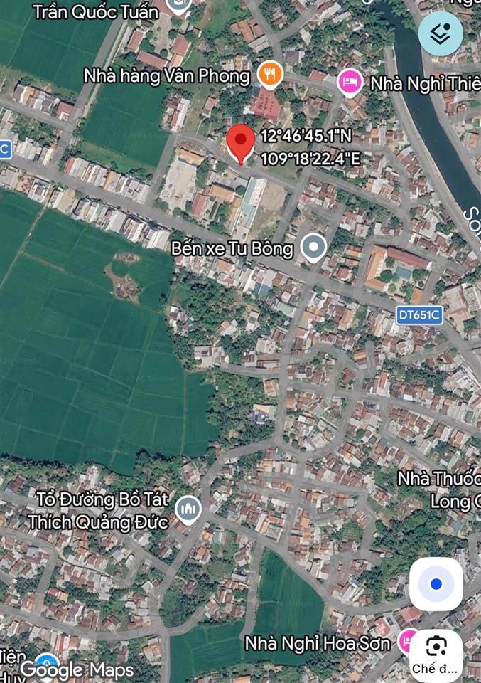 Cần bán gấp lô đất đẹp mặt tiền đường bê tông tu bông khánh hoà