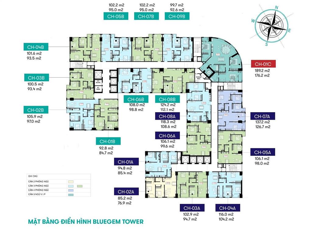 Nhận nhà ở ngay, thanh toán chỉ 50% gtch tại cc bluegem tower, thanh trì. 0943 223 ***