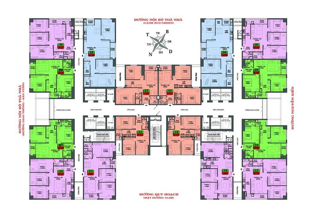 Giảm giá 1 tỷ, chỉ 3.9 chung cư 2 ngủ, 61m2 toà nhà housinco nguyễn xiển