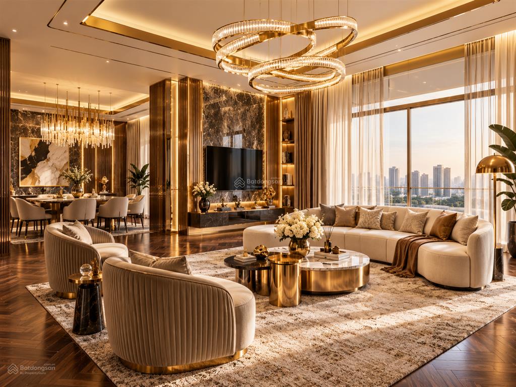 Bán căn 2pn lux 81.6m2, tầng 24 golden crown "sky resort" tĩnh lặng tuyệt đối