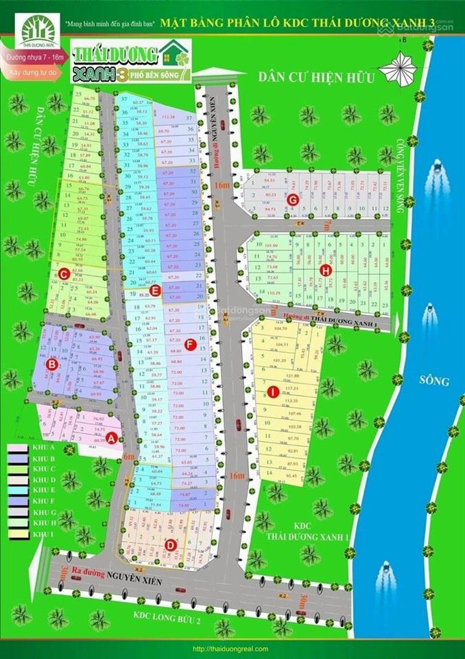 Chính chủ bán đất nền 63,8m2 tại đường số 6, long bình, thủ đức, hcm