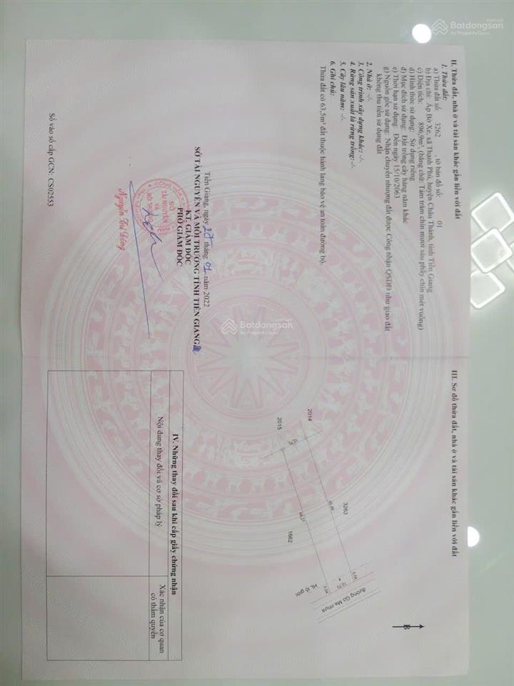 Bán đất thổ hỏa mặt tiền đường nhựa